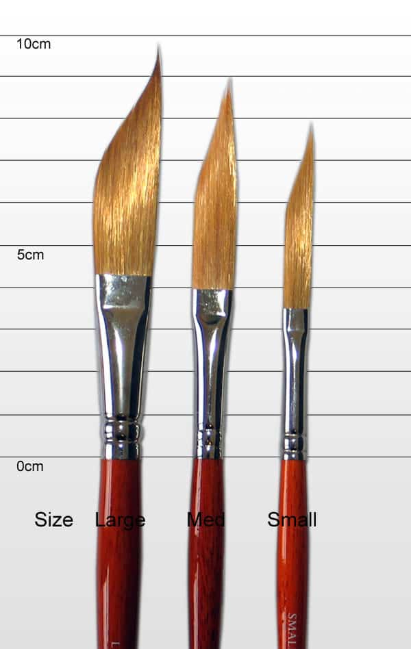 AMI Sword Liner Paintbrush Set